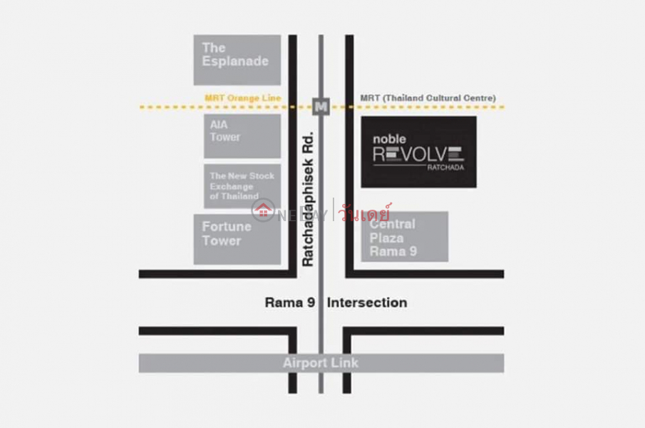 ให้เช่าคอนโด Noble Revolve รัชโยธิน 2 (ชั้น 35) | ประเทศไทย เช่า, ฿ 16,500/ เดือน