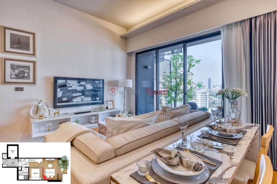 Condo for Rent: Siamese Exclusive Sukhumvit 31, 47 m², 1 bedroom(s) | Thailand | Rental, ฿ 38,000/ month