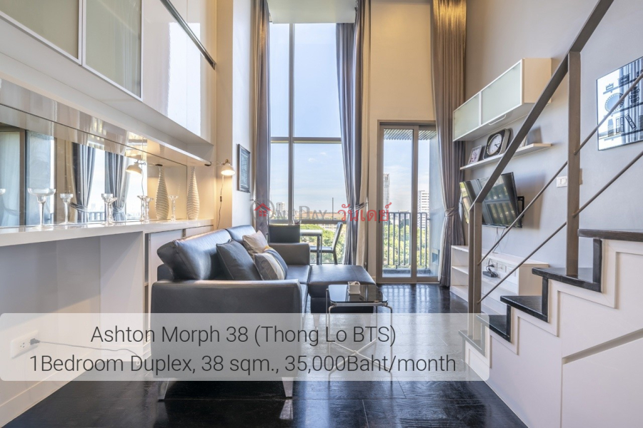 ฿ 36,000/ month, Condo for Rent: Ideo Morph 38, 38 m², 1 bedroom(s)