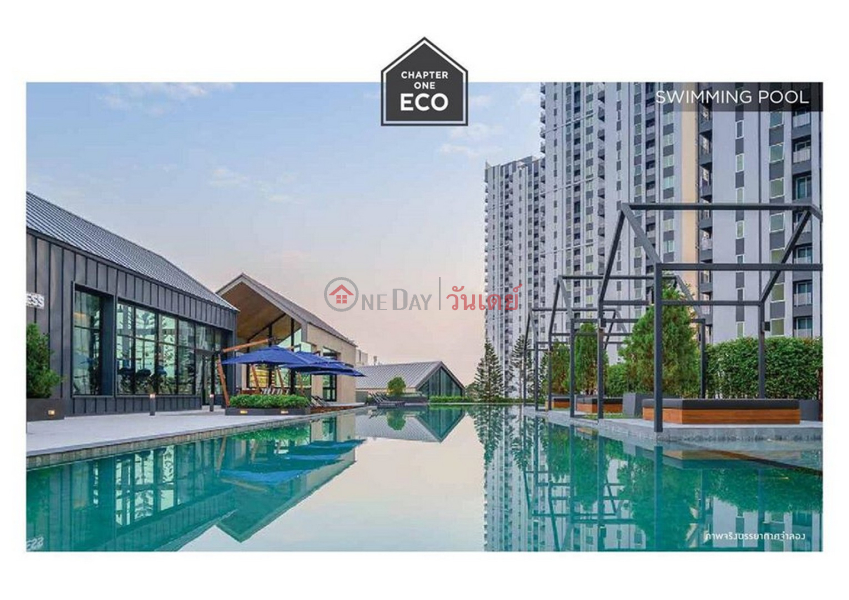 Property Search Thailand | OneDay | Residential Rental Listings | Condo for Rent: Chapter One Eco Ratchada - Huaikwang, 30 m², 1 bedroom(s)