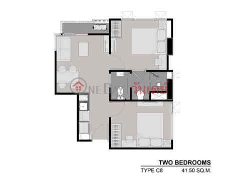 Condo for Sale: Rhythm Asoke, 42 m², 2 bedroom(s) - OneDay_0