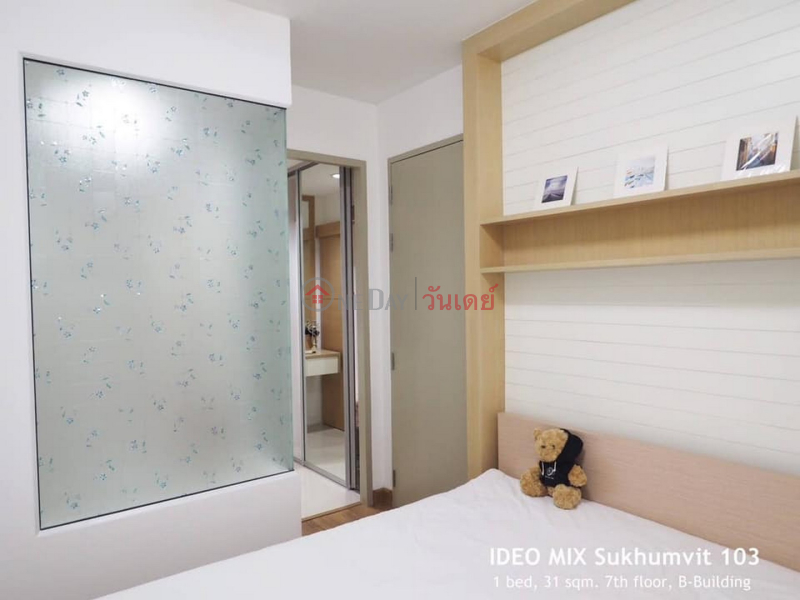 Property Search Thailand | OneDay | Residential Rental Listings Condo for Rent: Ideo Mix Sukhumvit 103, 31 m², 1 bedroom(s)