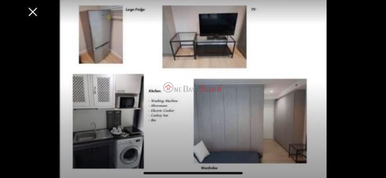 Condo for Rent: The Seed Mingle, 27 m², 1 bedroom(s) Rental Listings