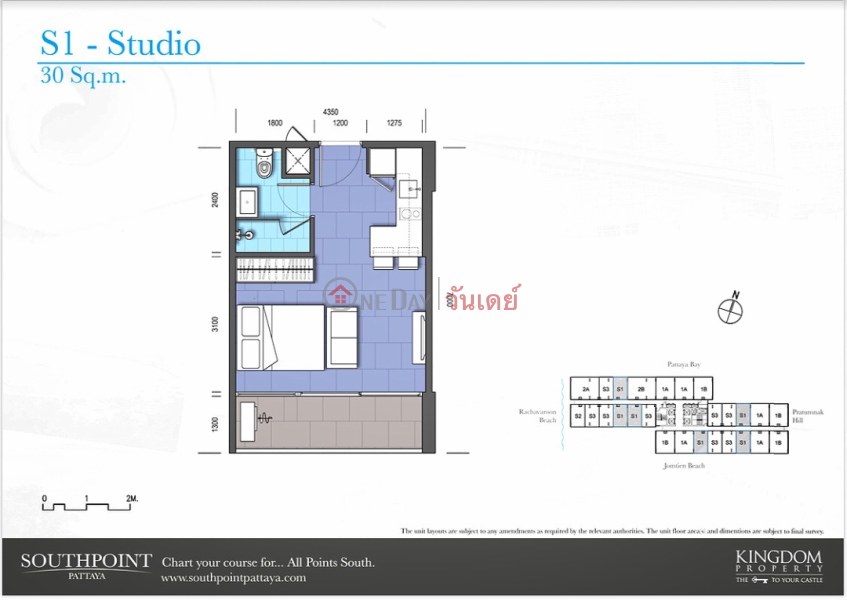 South Point Pattaya | Thailand, Sales | ฿ 3.3Million