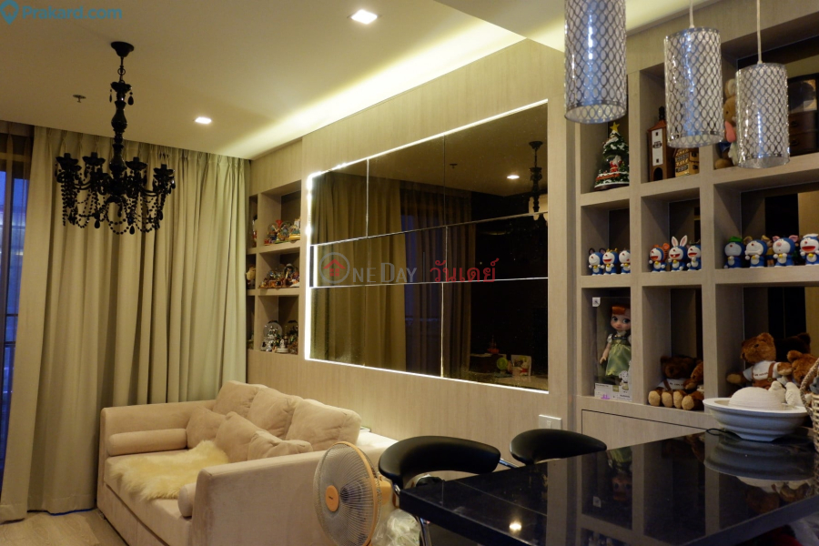 Property Search Thailand | OneDay | Residential, Rental Listings | Condo for Rent: Quinn Condo Ratchada, 66 m², 2 bedroom(s)