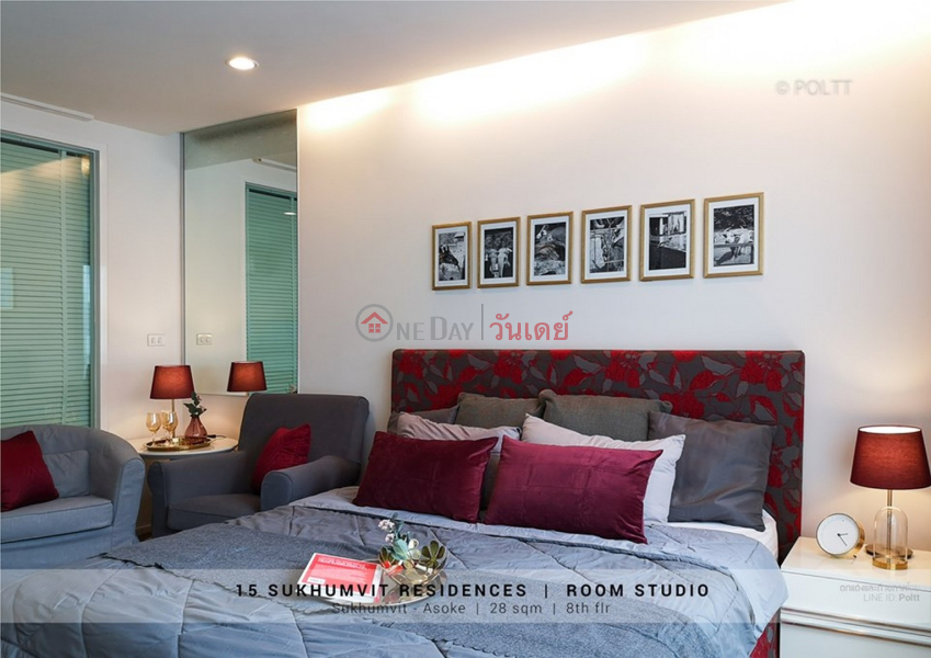 คอนโด สำหรับ เช่า: 15 Sukhumvit Residences, 28 ตร.ม., 1 ห้องนอน รายการเช่า