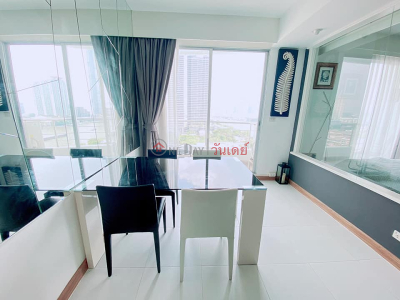 Property Search Thailand | OneDay | Residential | Rental Listings | Condo for Rent: Supalai River Place, 53 m², 1 bedroom(s)