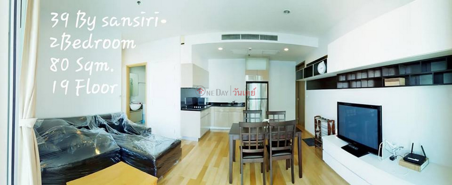 Property Search Thailand | OneDay | Residential, Rental Listings, Condo for Rent: 39 By Sansiri, 80 m², 2 bedroom(s)