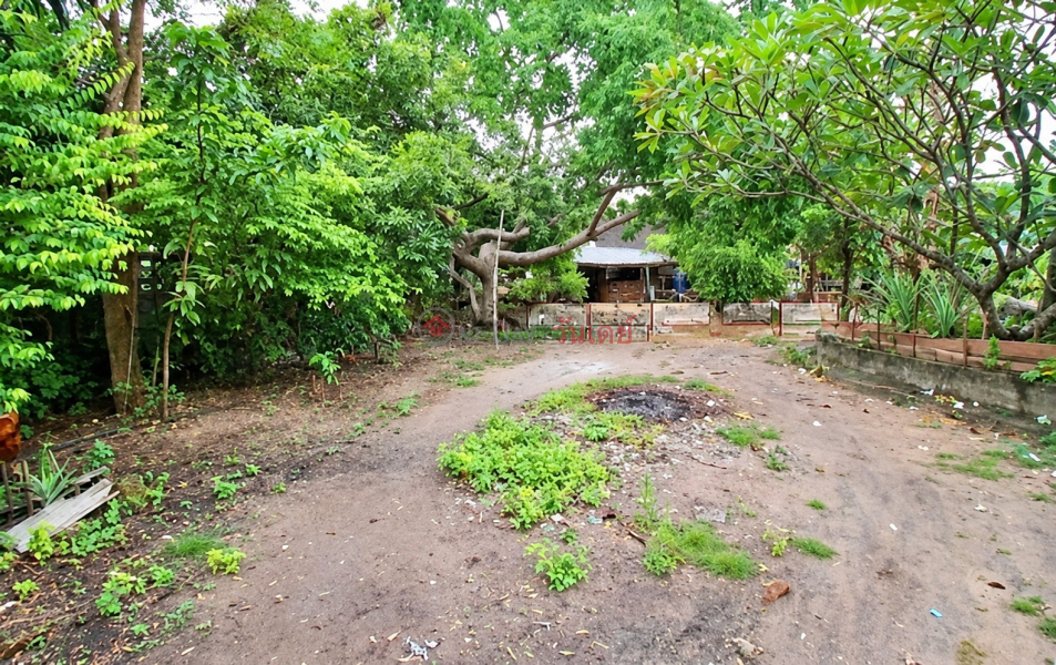 Land for sale with a detached house and other structures, prime location, 4 rai, Phanat Nikhom, near Lotus. Sales Listings
