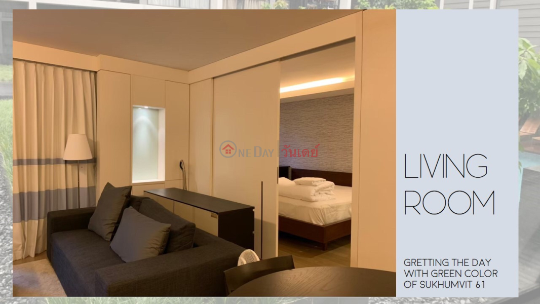 Condo for Rent: Mode Sukhumvit 61, 55 m², 1 bedroom(s) Thailand Rental ฿ 45,000/ month