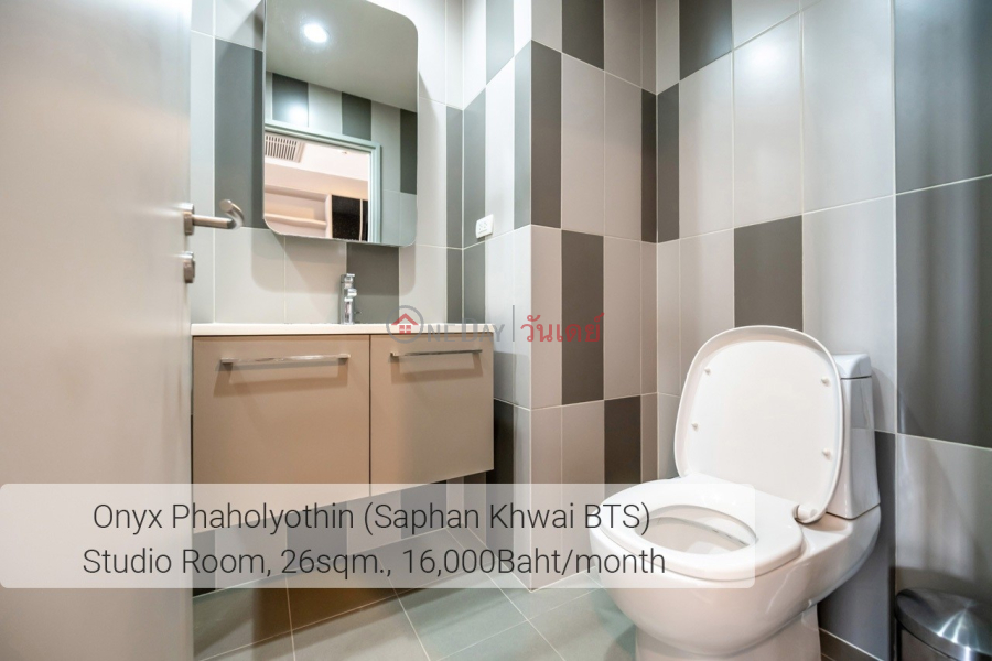 ฿ 18,000/ month | Condo for Rent: Onyx Phaholyothin, 24 m², 1 bedroom(s)