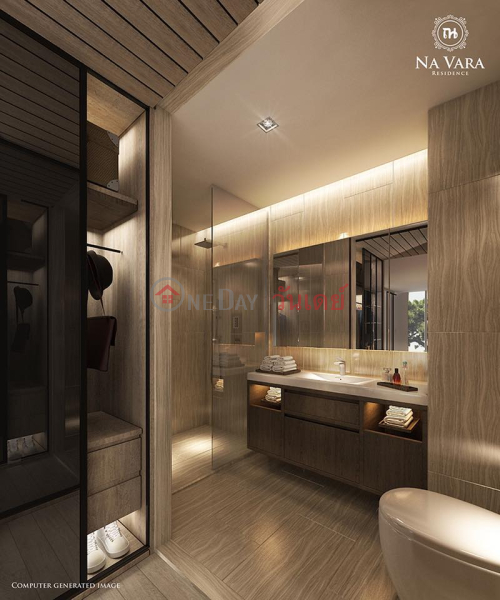 Condo for Rent: Na Vara Residence, 47 m², 1 bedroom(s),Thailand Rental | ฿ 45,000/ month