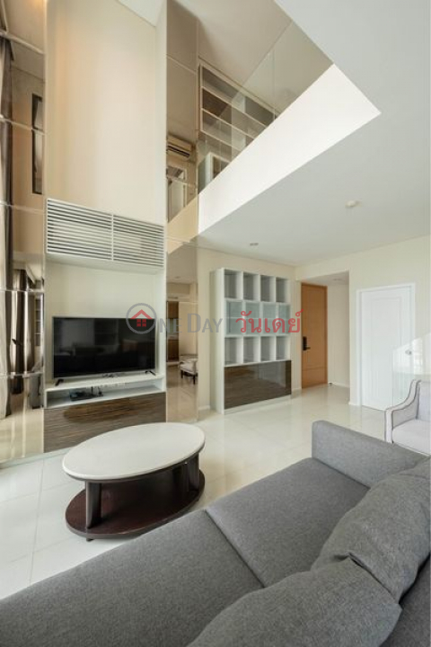 Condo for rent: Villa Asoke (27th floor),81sqm, duplex 1 bedroom, 2 bathrooms _0