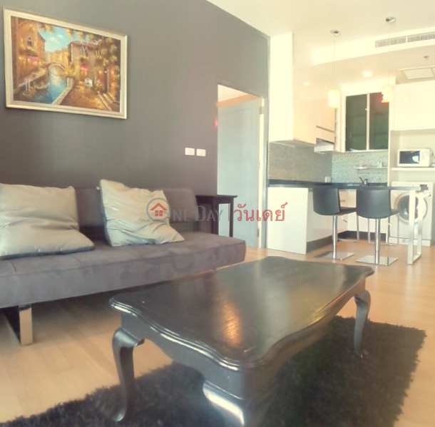 Property Search Thailand | OneDay | Residential, Rental Listings | Condo for Rent: Noble Revolve Ratchada, 51 m², 1 bedroom(s)