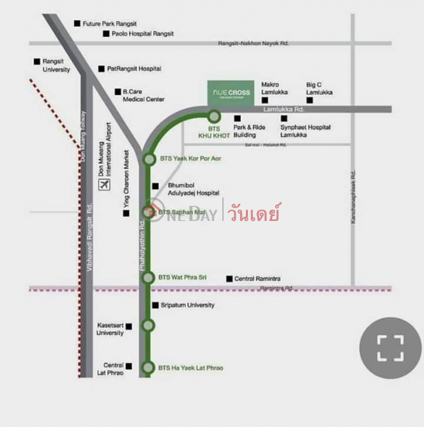 ให้เช่าคอนโด NUE CROSS KHUKHUT STATION (ชั้น 3 อาคาร A) เฟอร์นิเจอร์ครบ รายการเช่า