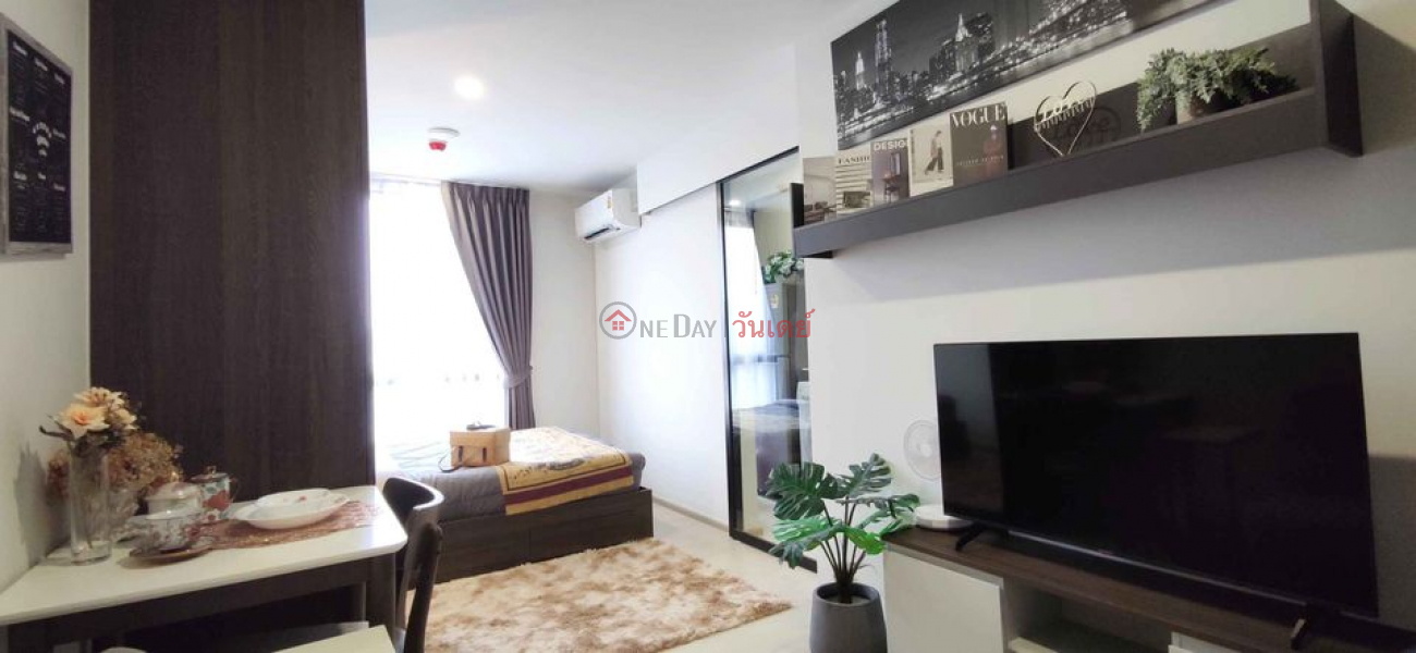 ฿ 9,000/ month | Condo for rent: Nue Cross Khu Khot Station ,Building E, next to swimming pool and fitness zone.