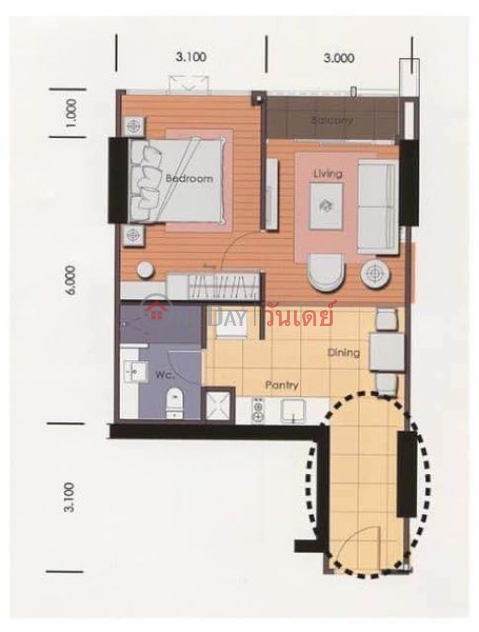 Condo for sale THE LINE Phahonyothin Park (30th floor) _0