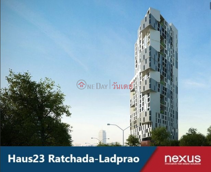 For rent: Haus 23 Condo (floor 12A),62sqm, 2 bedrooms, Thailand Rental ฿ 23,500/ month