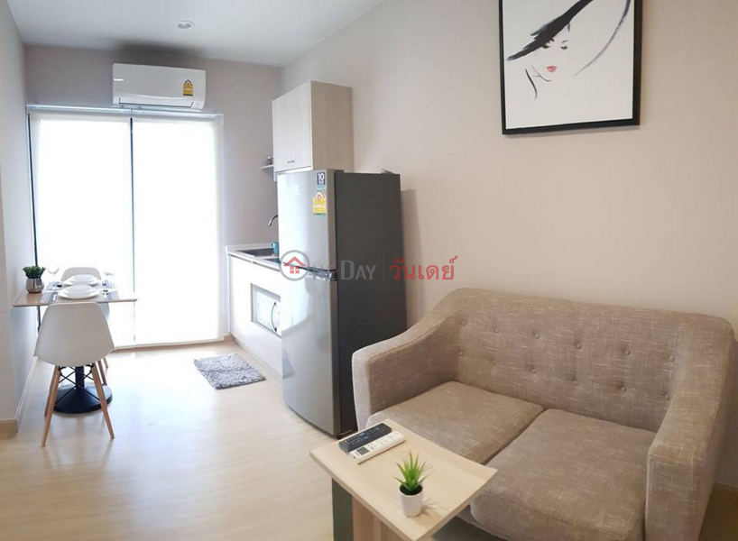 Condo for Rent: The Tree Onnut Station, 27 m², 1 bedroom(s),Thailand, Rental, ฿ 14,000/ month