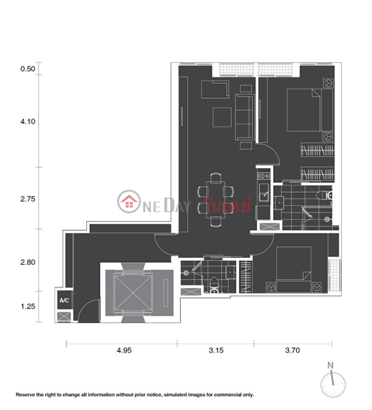 คอนโด สำหรับ เช่า: Noble Ploenchit, 81 ตร.ม., 2 ห้องนอน รายการเช่า