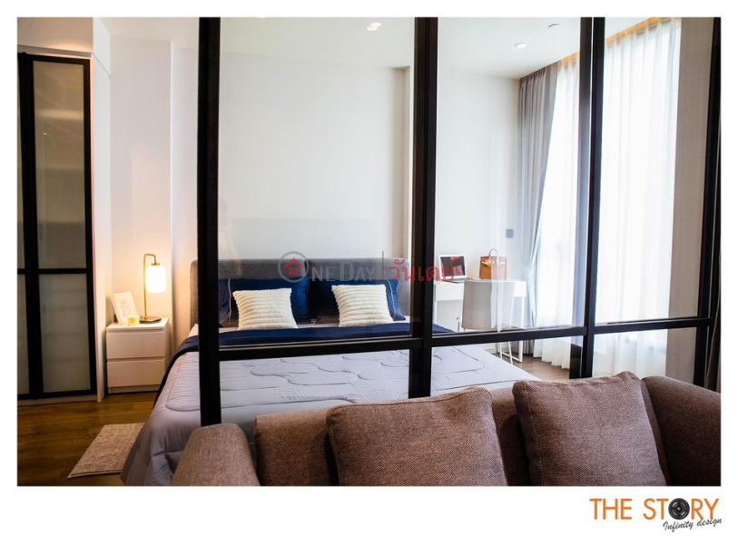 ฿ 44,000/ month | Condo for Rent: MUNIQ Sukhumvit 23, 43 m², 1 bedroom(s)