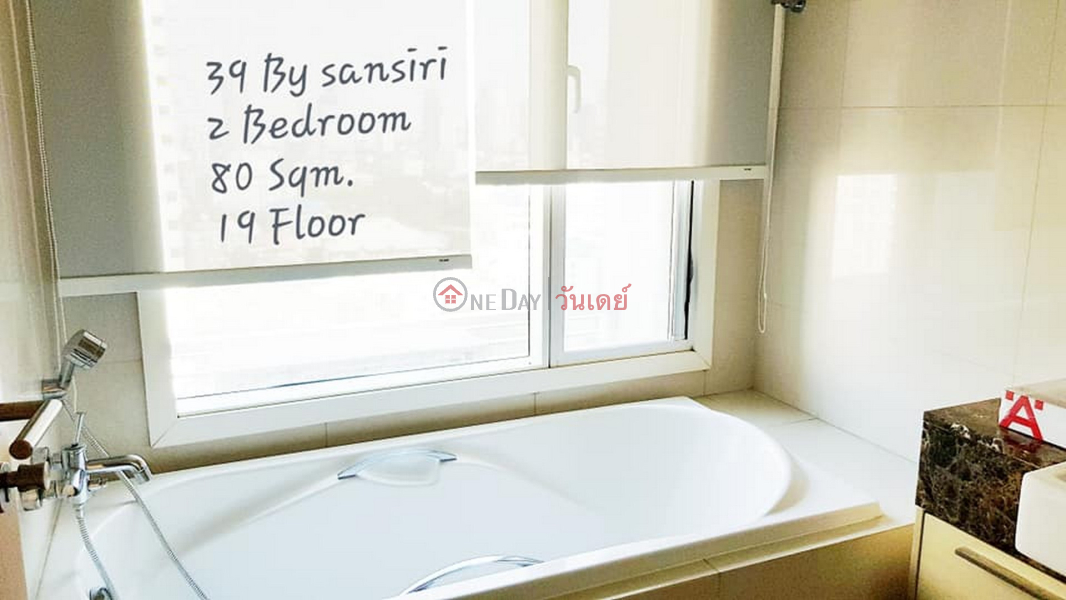 ฿ 65,000/ month Condo for Rent: 39 By Sansiri, 80 m², 2 bedroom(s)