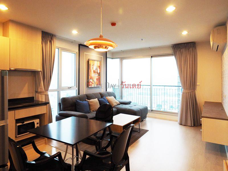 Condo for Rent: Rhythm Sathorn - Narathiwas, 61 m², 2 bedroom(s),Thailand, Rental ฿ 45,000/ month