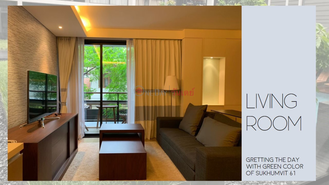 Condo for Rent: Mode Sukhumvit 61, 55 m², 1 bedroom(s) Rental Listings