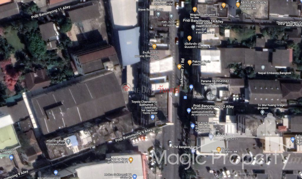 101 Sq.wah Land For Sale in Soi Pridi Sukhumvit 71, Watthana, Bangkok Thailand | Sales ฿ 26.5Million