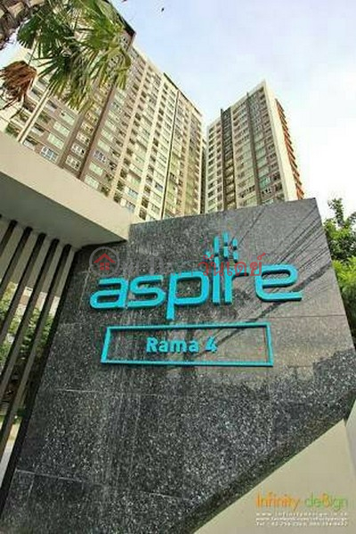 ฿ 25,000/ month Condo for Rent: Aspire Rama 4, 46 m², 2 bedroom(s)