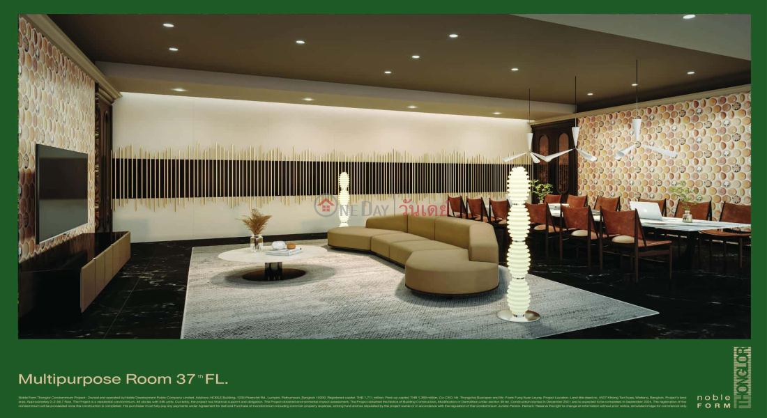 ค้นหาอสังหาริมทรัพย์ในประเทศไทย | OneDay | ที่อยู่อาศัย รายการขาย NOBLE FORM THONGLOR Bangkok