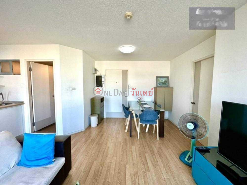 Condo Lumpini Ville On Nut - Lat Krabang 1 (7th floor),Combined room, 26m2, Unblocked view, 2 bedrooms, 2 bathrooms, 2 balconies. | Thailand Rental | ฿ 16,500/ month