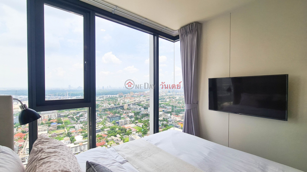 ฿ 50,000/ เดือน, ให้เช่าคอนโด THE LINE สุขุมวิท 101 (ชั้น 36) duplex 2 ห้องนอน