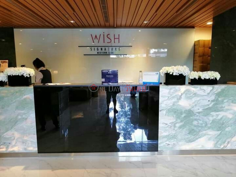 Property Search Thailand | OneDay | Residential, Rental Listings Condo for Rent: Wish Signature Midtown Siam, 24 m², 1 bedroom(s)