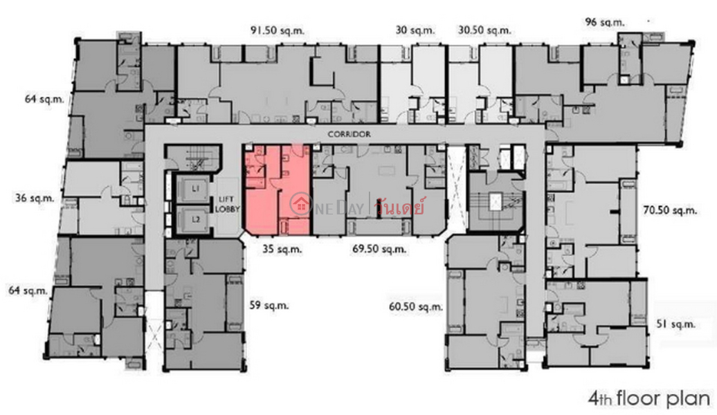 Condo for Rent: Maestro 39, 35 m², 1 bedroom(s) Rental Listings