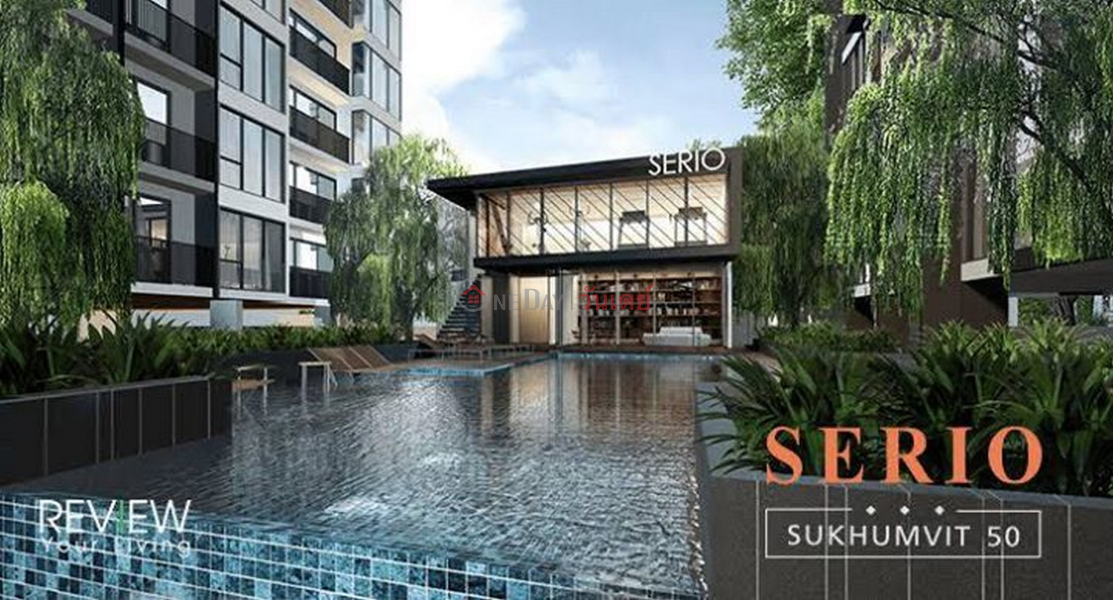 ฿ 15,000/ month Condo for Rent: Serio Sukhumvit 50, 30 m², 1 bedroom(s)