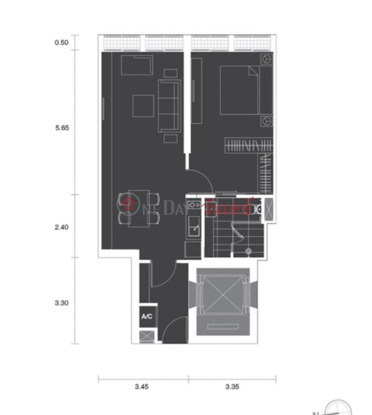 Condo for Sale: Noble Ploenchit, 60 m², 1 bedroom(s) Sales Listings