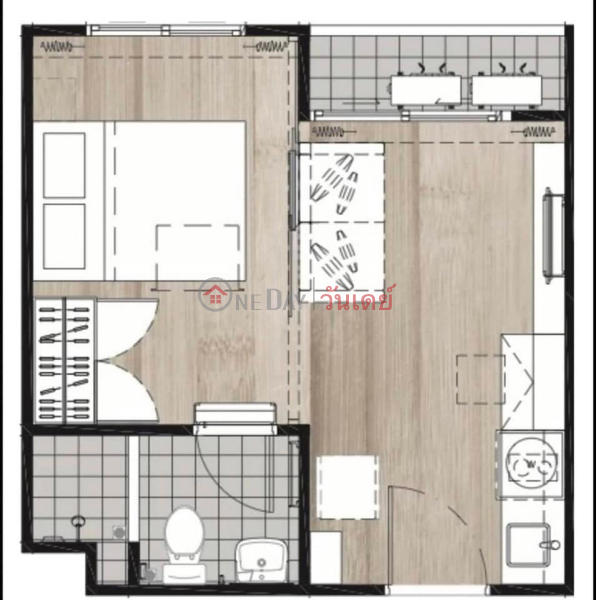 คอนโด สำหรับ เช่า: Notting Hill – Sukhumvit 105, 26 ตร.ม., 1 ห้องนอน รายการเช่า