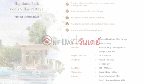 Highland Park Pool Villas Pattaya (TRI-TP000839)_0