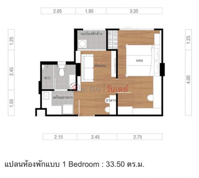 ให้เช่าคอนโด ลุมพินี วิลล์ สุขุมวิท 76-แบริ่ง สเตชั่น 2 (ชั้น 3 อาคาร A) รายการเช่า