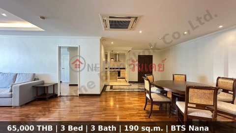 Ultra-Spacious 3BR Family Condo for Rent | Near BTS Nana _0