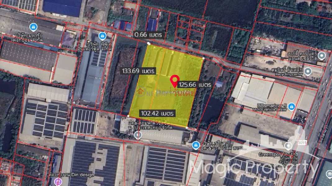 Purple Area Land for sale 8-1-15 Rai in Khlong Maduea 15 Krathum Baen, Samut Sakhon Sales Listings