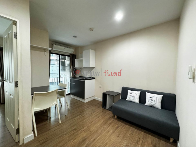 ฿ 6,000/ month [Condo for rent] Chewathai Hallmark Ngamwongwan, 25m2, 1 bedroom, parking lot, fully furnished