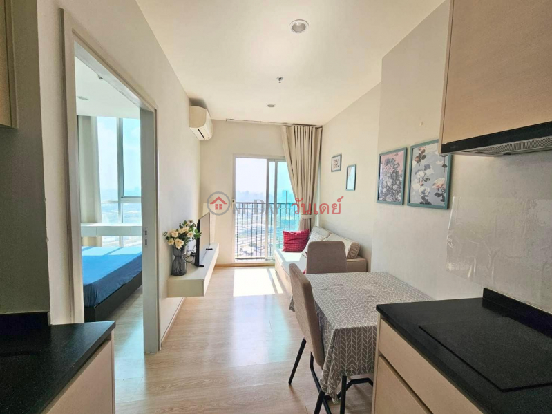 Condo Noble Revolve Ratchada 2 (40th floor),28m2, 1 bedroom, 1 bathroom, free parking, fully furnished, Thailand, Rental, ฿ 16,000/ month