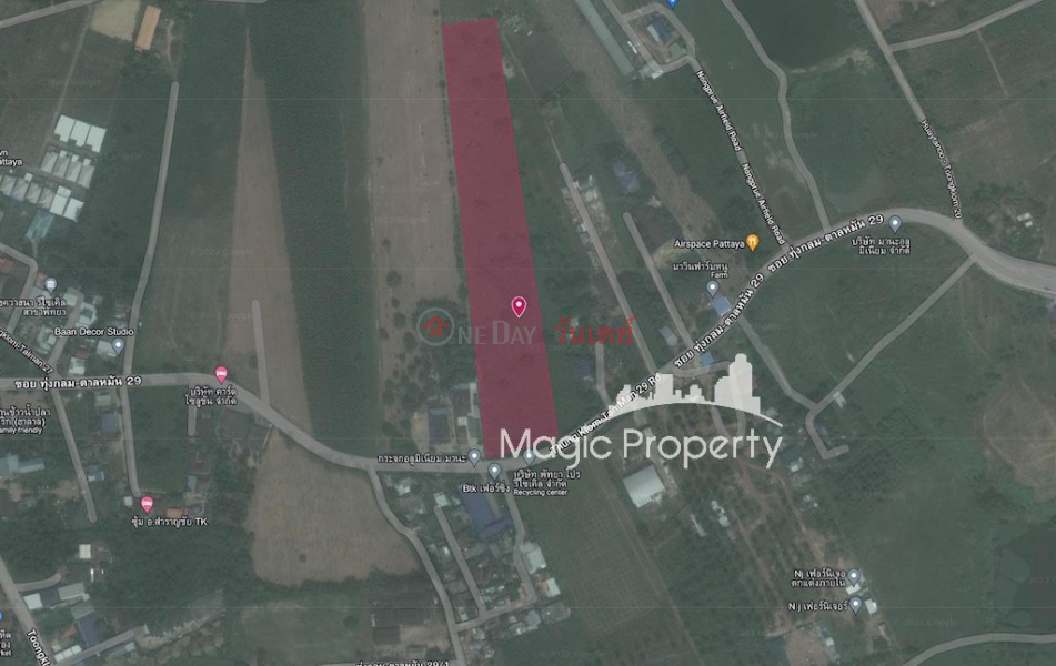 15 Rai Land For Sale on Thung Klom-Tan Man 29 Road, Bang Lamung, Chon Buri Sales Listings