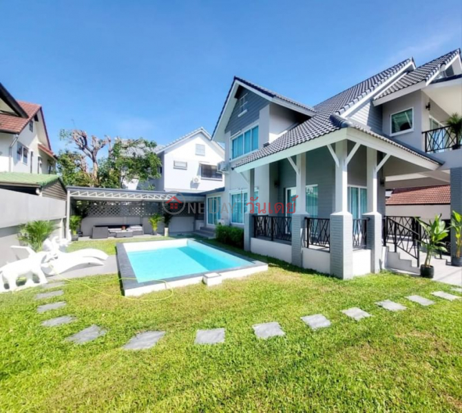 ฿ 9.2Million Modern Pool Villa 5 Beds 6 Baths Near Satit Udomseuksa School