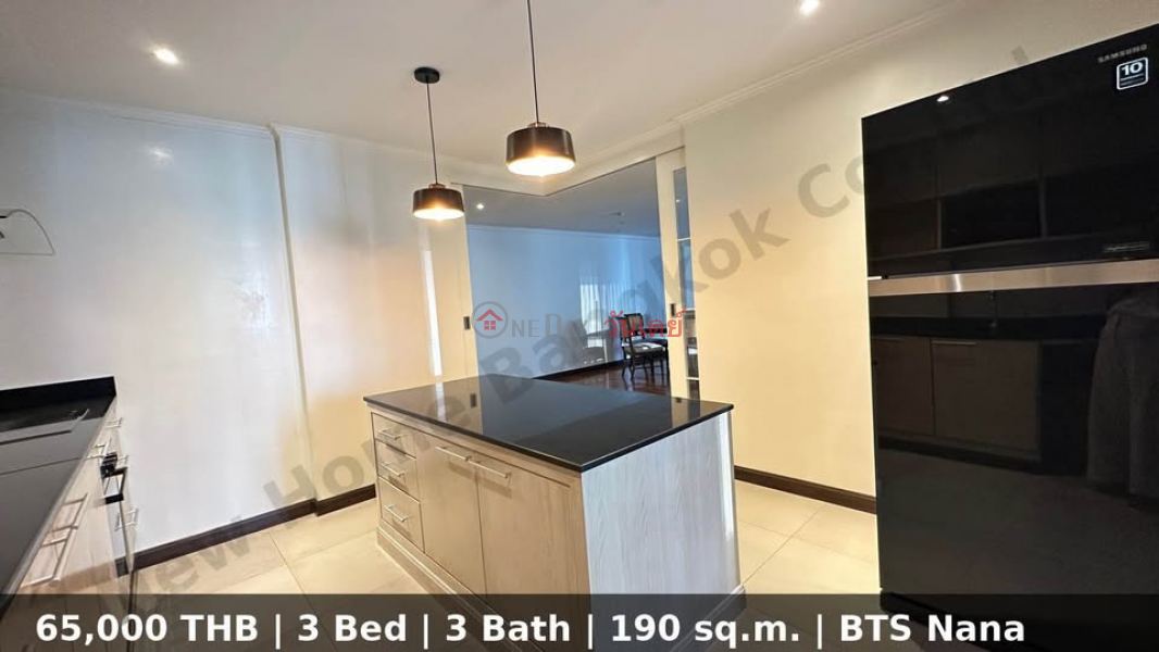 Ultra-Spacious 3BR Family Condo for Rent | Near BTS Nana Thailand Rental | ฿ 65,000/ month