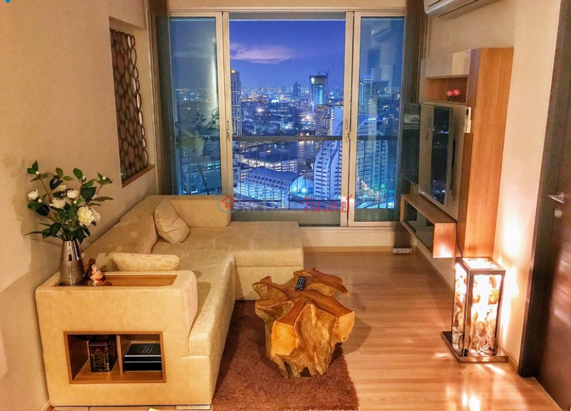 คอนโด สำหรับ เช่า: Rhythm Sathorn, 45 ตร.ม., 1 ห้องนอน รายการเช่า