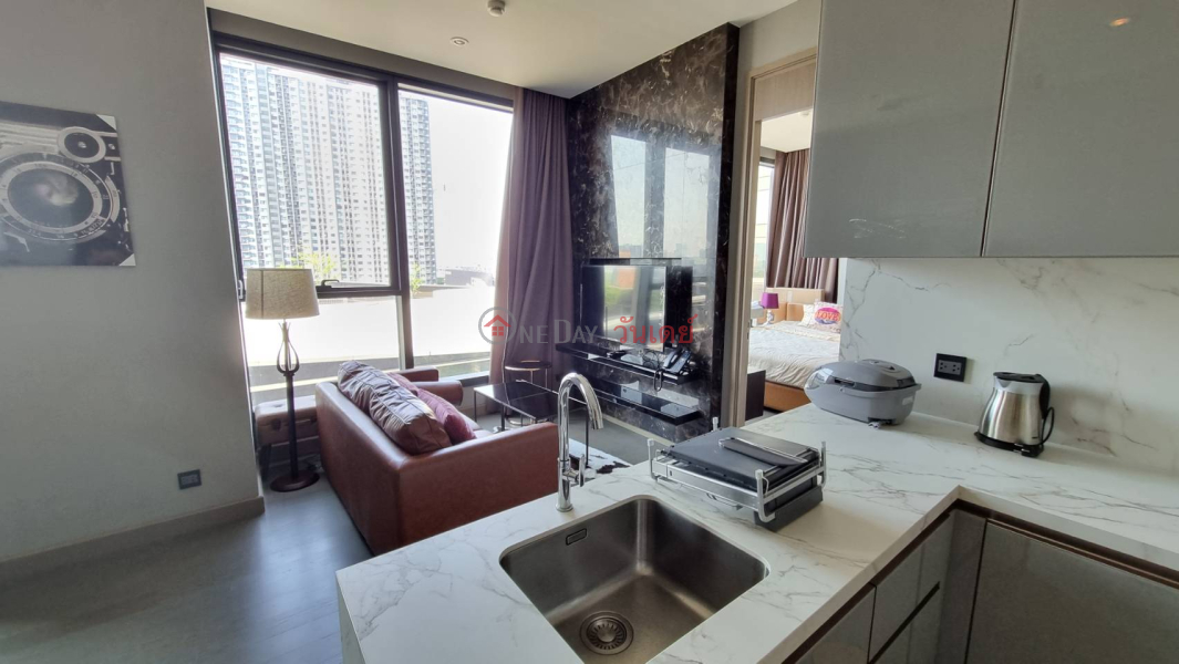 ฿ 48,000/ เดือน, คอนโด สำหรับ เช่า: The Esse at Singha Complex, 48 ตร.ม., 1 ห้องนอน