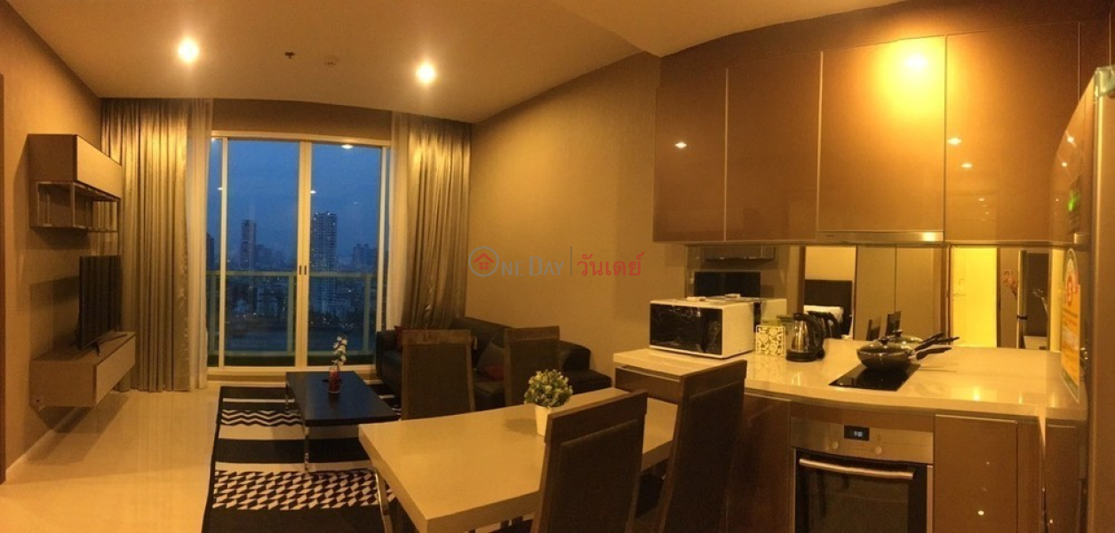 ฿ 34,000/ month | Condo for Rent: Menam Residences, 50 m², 1 bedroom(s)